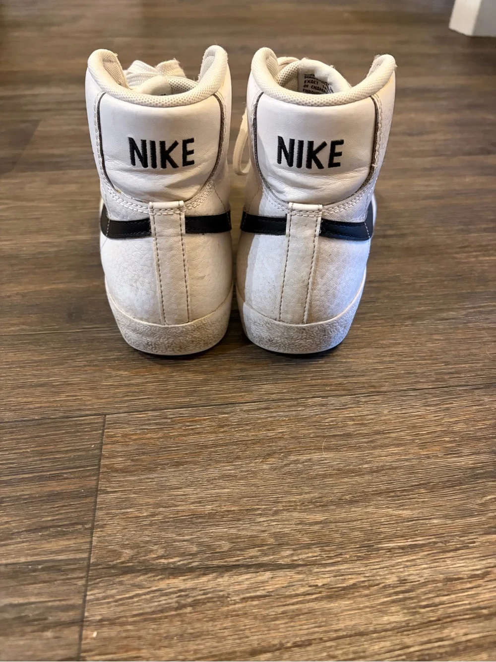 Nike Blazer Mid 77 Vintage White Black Classic Sneakers Youth 4.5Y - Picture 4 of 6